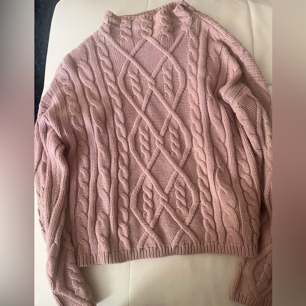 Nude color sweater